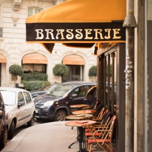 Paris cafe and brasserie                           